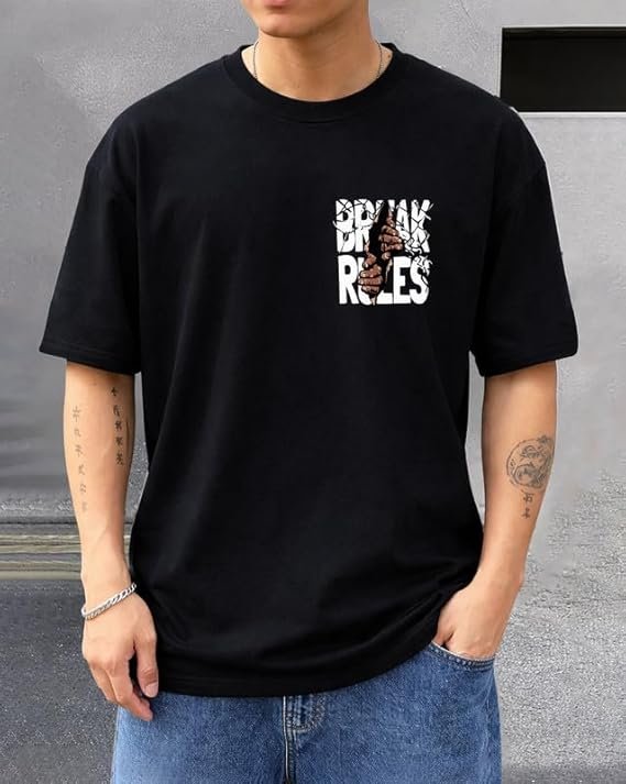 AUSK Baggy Hip-Hop T-Shirt