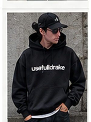 Heavyweight Essential Hoodie - Black